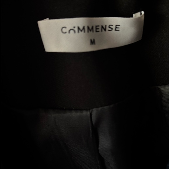 Classic long black blazer coat - Picture 3 of 4